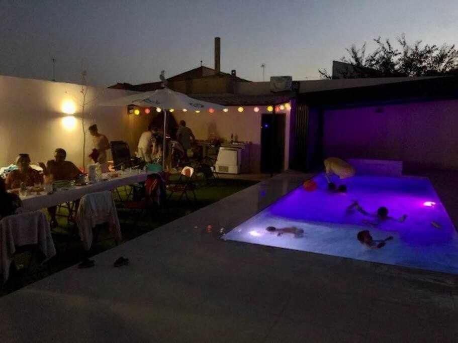 Alojamiento El Pez Casa Con Piscina Climatizada Villafranca de los Caballeros Buitenkant foto